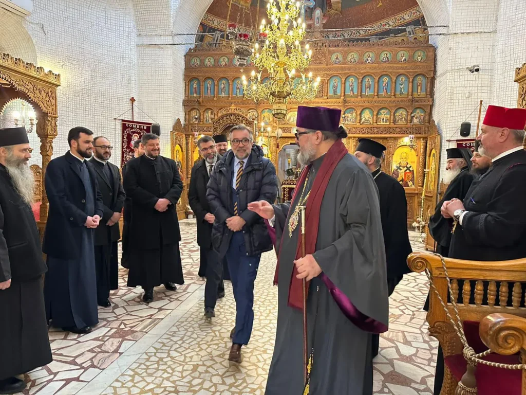 Ministrul Culturii la Mănăstirea Comana. A discutat cu Episcopul Giurgiului despre restaurarea patrimoniului bisericesc
