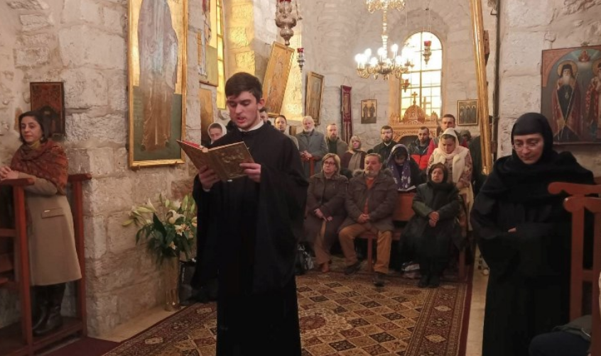 البطريركية الأورشليمية تحتفل بعيد أبينا القديس إفثيميوس الكبير