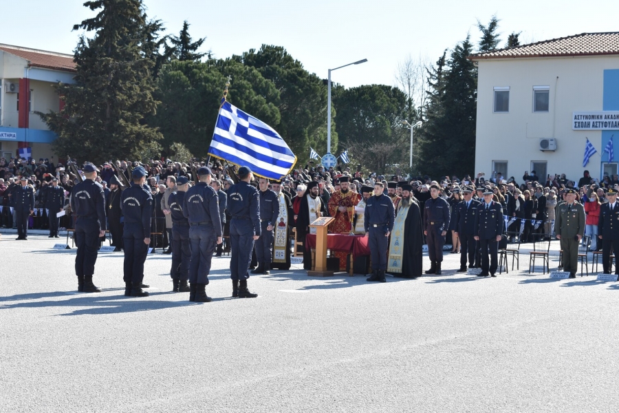 Ο Μητροπολίτης Μαρωνείας στην ορκωμοσία Δοκίμων Αστυφυλάκων στη Σχολή Αστυφυλάκων Κομοτηνής
