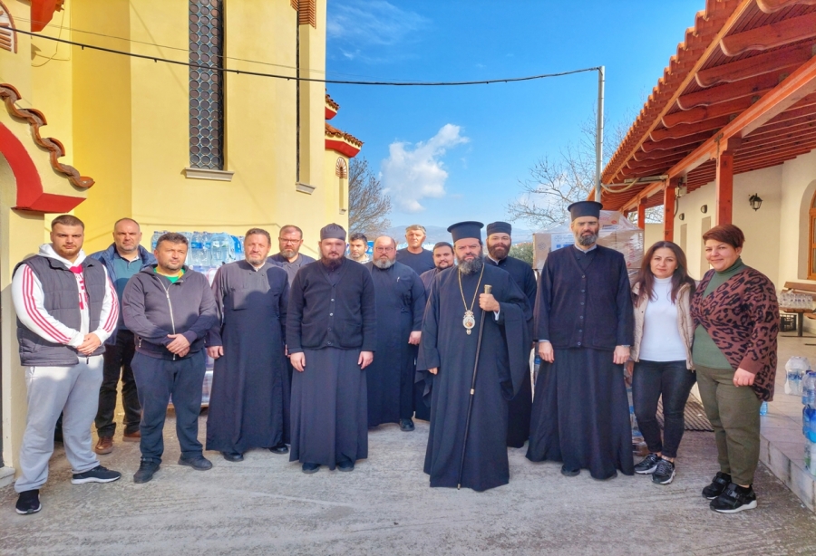 Ολοκληρώθηκε η συλλογή ανθρωπιστικής βοήθειας της Ιεράς Μητρόπολης Μαρωνείας προς τους σεισμόπληκτους
