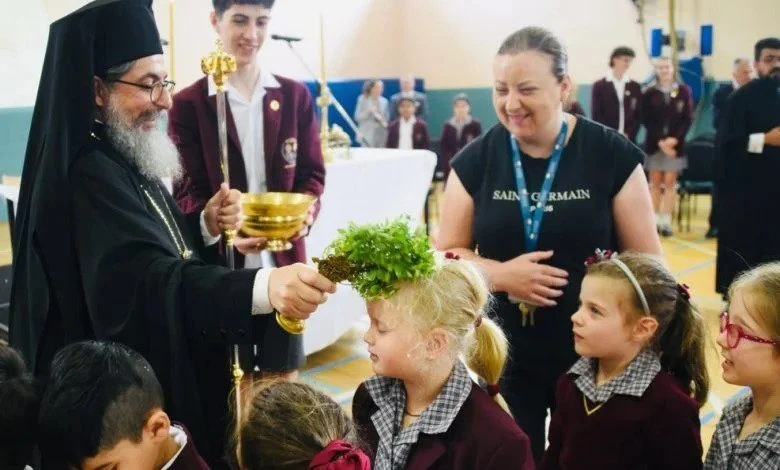 Melbourne: Agiasmos Blessing for the beginning of the new academic year at Oakleigh Grammar School