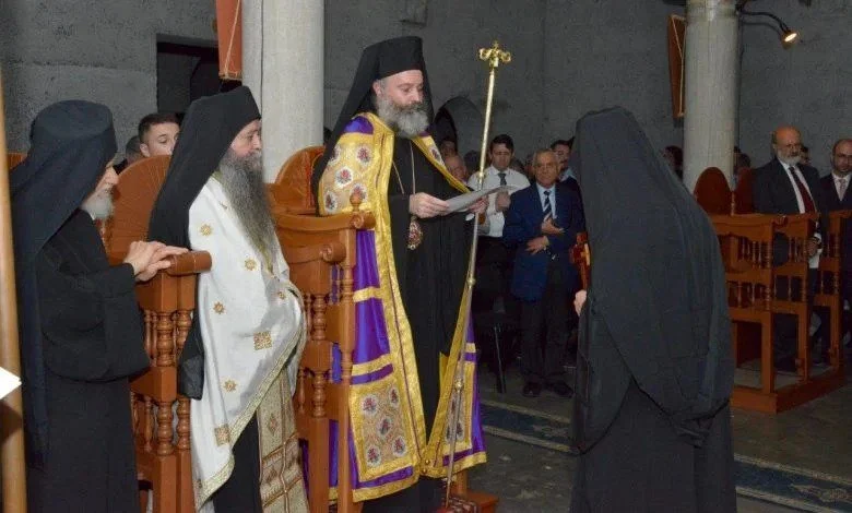 Monastic tonsure by His Eminence Archbishop Makarios of Australia at the Holy Monastery of The Mother of God Pantanassa, Mangrove