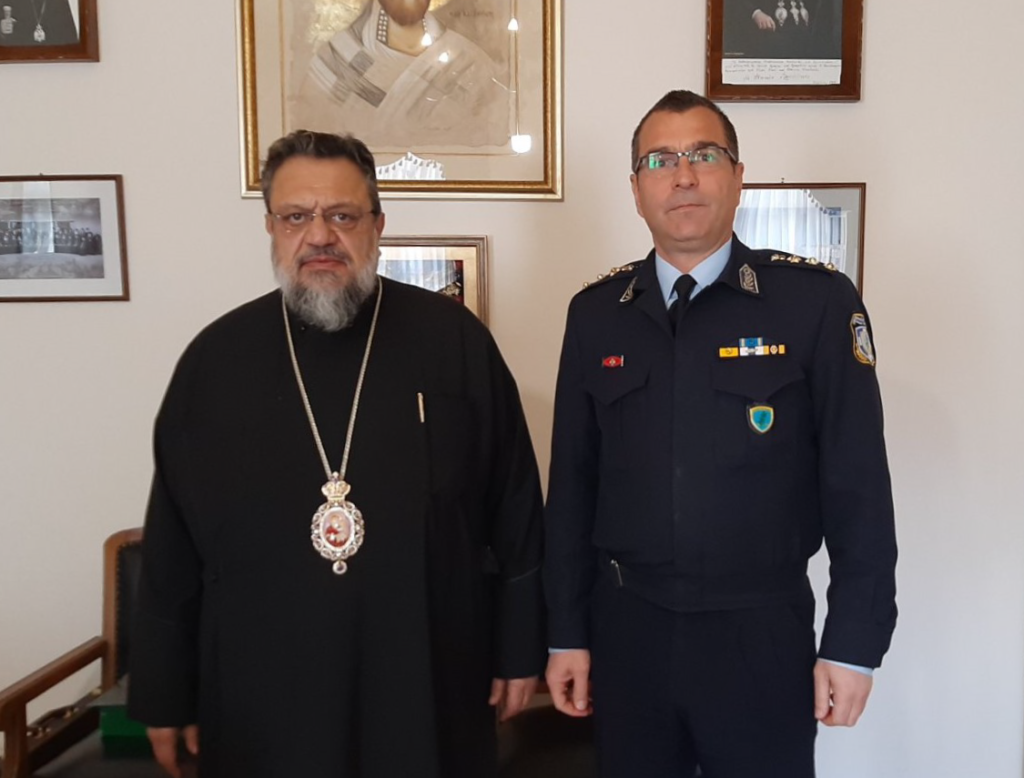 Στον Μητροπολίτη Μεσσηνίας ο νέος Διευθυντής Αστυνομίας