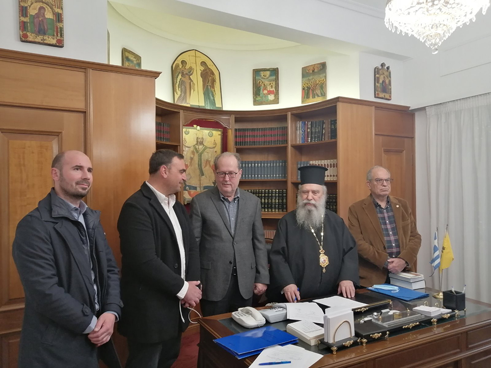 Σύμβαση έργου για τη Στέγη Νεότητος της Ιεράς Μητροπόλεως Μονεμβασίας και Σπάρτης