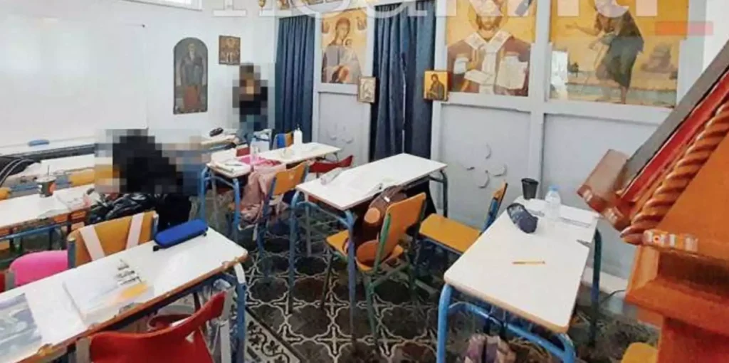 «Κρυφό σχολειό» στην Κρήτη – Μαθητές της Γ’ Λυκείου κάνουν μάθημα σε εκκλησία