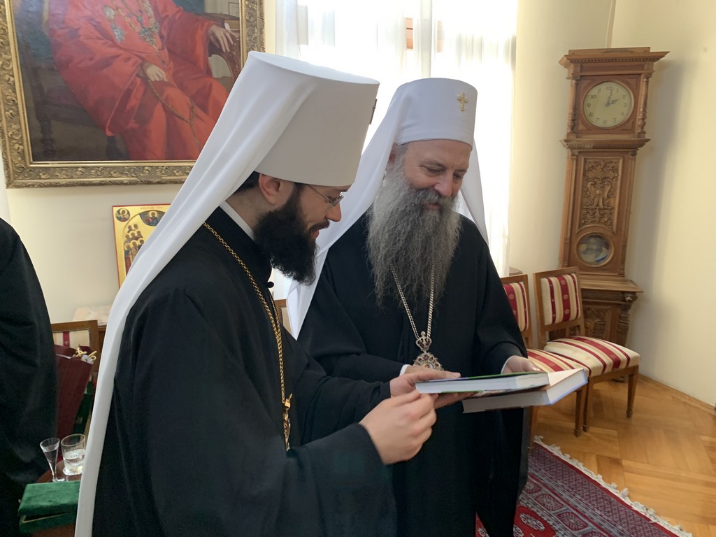 Председатель ОВЦС поздравил Святейшего Патриарха Порфирия с годовщиной интронизации