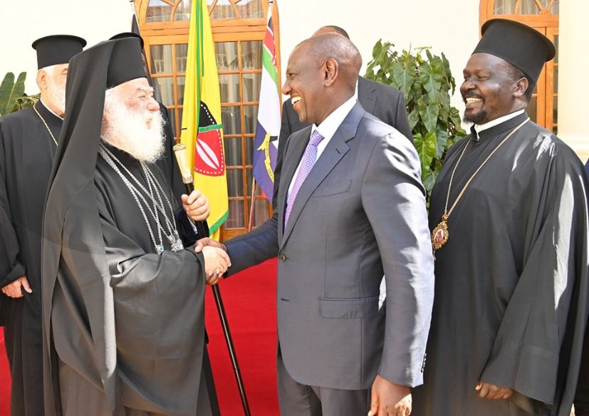Patriarch of Alexandria & All Africa Theodoros II received in Nairobi by Kenyan President Ruto
