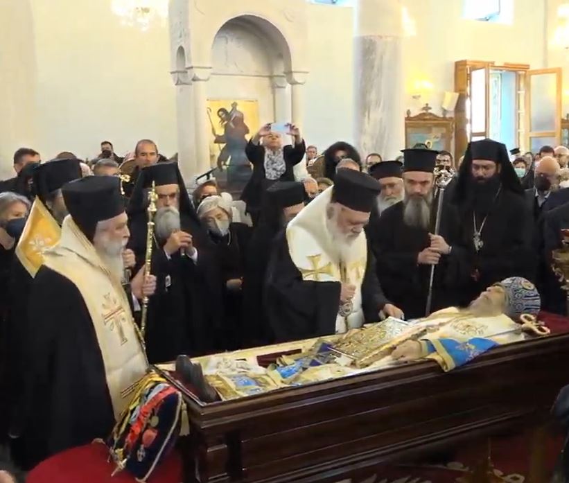 Reposed in the Lord Elder Metropolitan Germanos of Ilia laid to rest