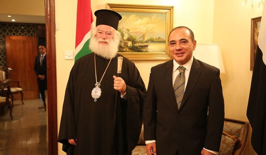 سفير مصر في كينيا يستقبل البابا ثيودروس