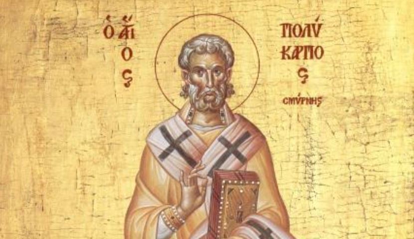 Feast day of Polycarp, the Holy Martyr & Bishop of Smyrna