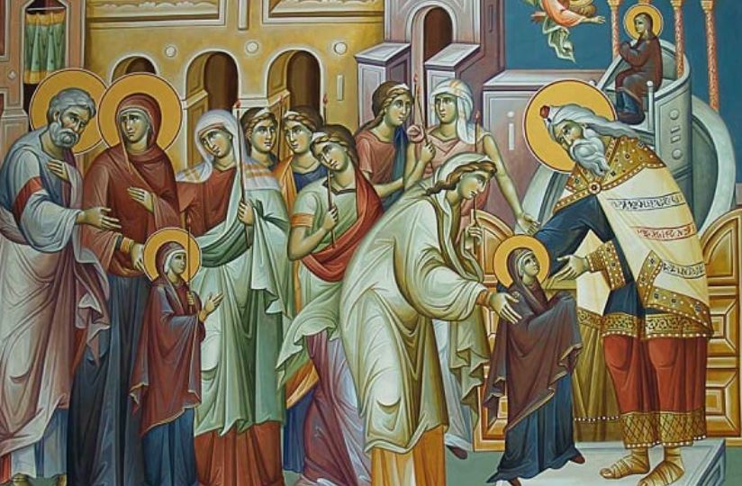 Great feast day of the Presentation of Our Lord and Savior in the Temple today