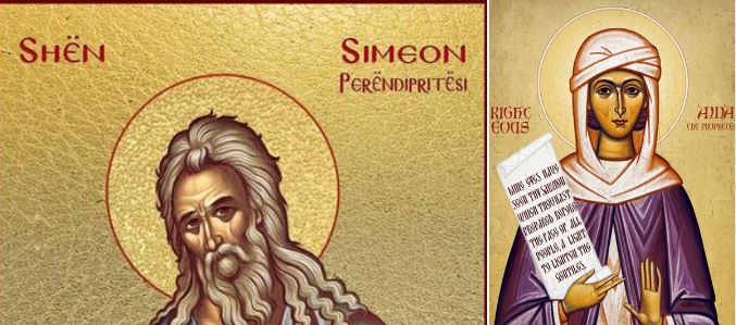 Oshënar Simeon Hyjpritësi, Profetesha Ana. Profeti Azaria. Oshënar Nikolla i Japonisë. Dëshmor Vlashi, bariu.