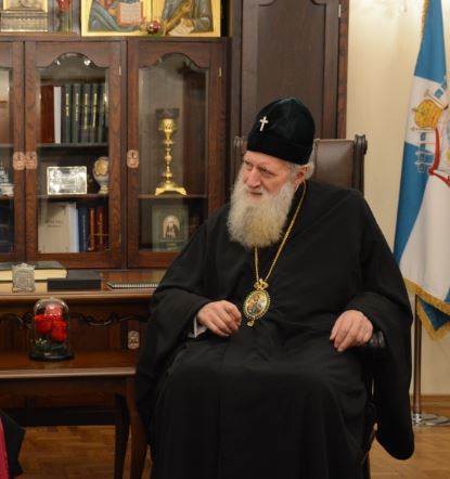 Среща на Българския патриарх Неофит с новия апостолически нунций монсиньор Лучано Суриани