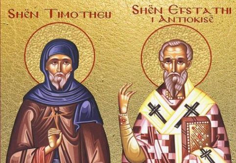 Oshënar Timotheu. Oshënar Efstathi i Antiokisë. Maksimiani i Ravenës. Gjergji i Amastridhës