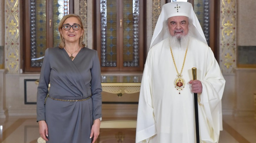 Συνάντηση του Πατριάρχη Δανιήλ με την Πρέσβη της Γεωργίας στη Ρουμανία