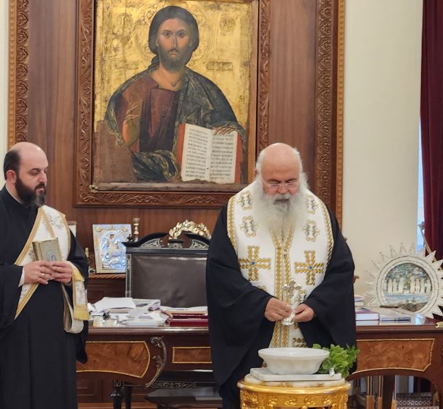 Αγιασμός για τον μηνά Φεβρουάριο στην Ιερά Αρχιεπισκοπή Kύπρου