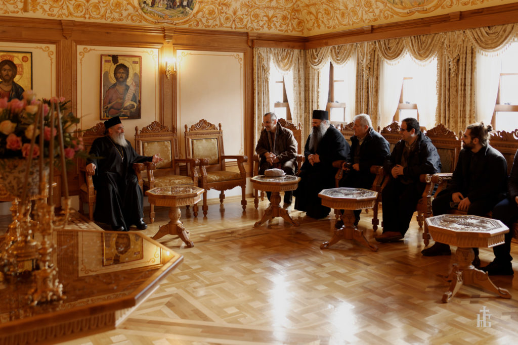 Byzantine choir Tropos at historic Monastery of St. John the Forerunner at Bigorski