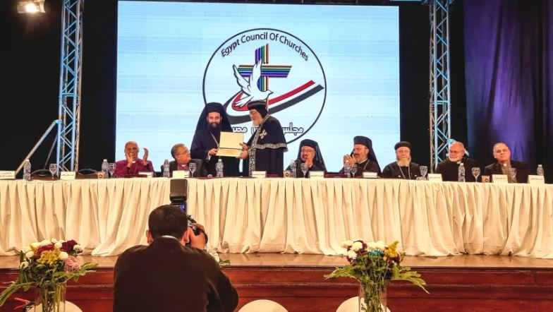 Βράβευση Πατριάρχη Αλεξανδρείας Θεοδώρου από το Συμβούλιο Εκκλησιών Αιγύπτου