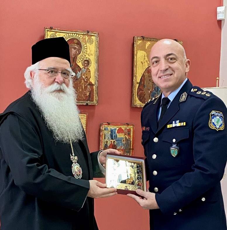 Στον Μητροπολίτη Ιγνάτιο ο νέος Αστυνομικός Διευθυντής Μαγνησίας