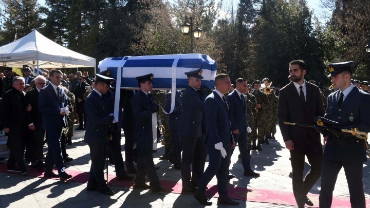 Funeral service for second aviator of downed Hellenic Air Force F-4 ‘Phantom II’ held