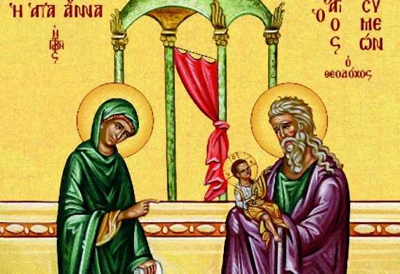 Feast day of Symeon the God-Receiver & Anna the Prophetess