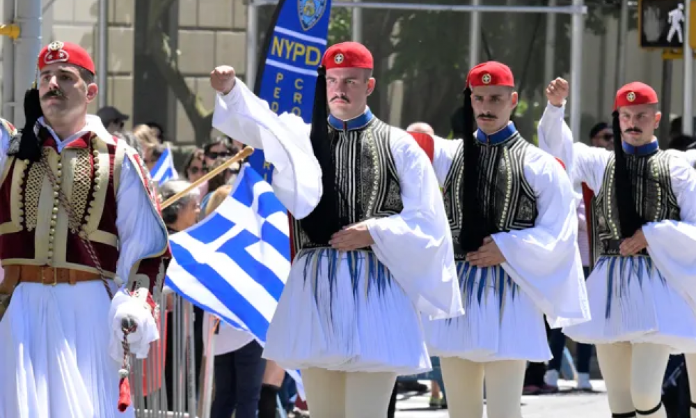 Annual Greek Independence Day parade in Tarpon Springs, Fla.