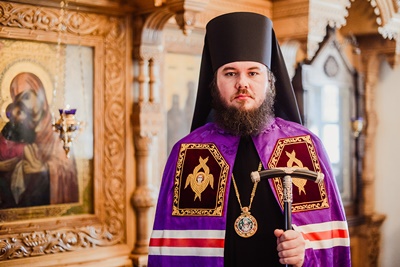 Патриаршее поздравление наместнику Троице-Сергиевой лавры епископу Сергиево-Посадскому Фоме с 40-летием со дня рождения