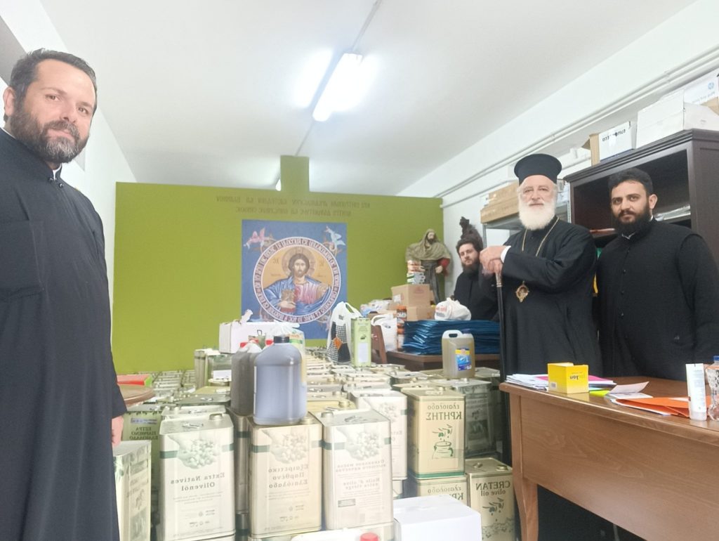 Μητρόπολη Αρκαλοχωρίου: 4.560 λίτρα ελαιολάδου για τους σεισμόπληκτους της Τουρκίας και Συρίας