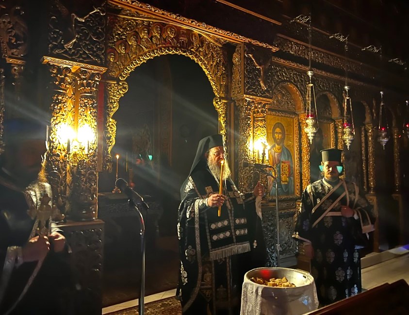 Η Α’ Εσπερινή Προηγιασμένη Θεία Λειτουργία στην Αρναία
