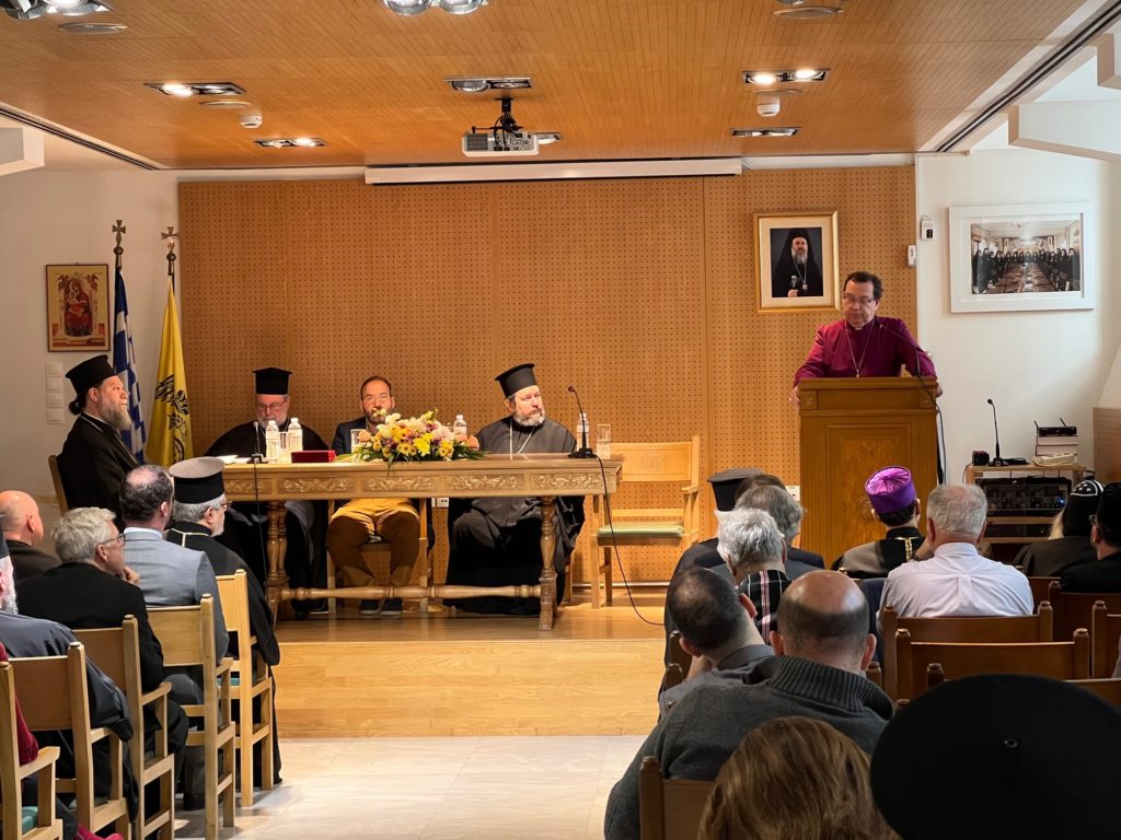 Ομιλία του Αγγλικανού Επισκόπου Truro στο Συνοδικό Μέγαρο