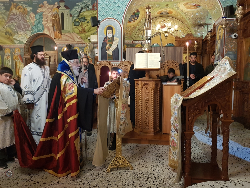 Ο Μητροπολίτης Κωνσταντίας στην ενορία Αρχαγγέλου Μιχαήλ Φρενάρους για τους Β’ Χαιρετισμούς