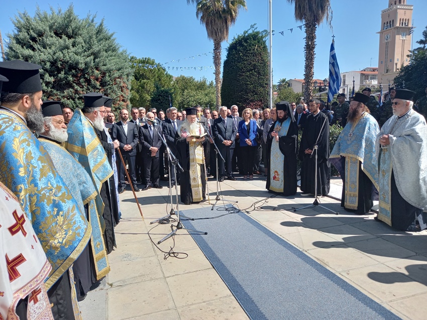 Η εορτή του Ευαγγελισμού της Θεοτόκου και της Επετείου της 25ης Μαρτίου στην Ι.Μ. Κορίνθου