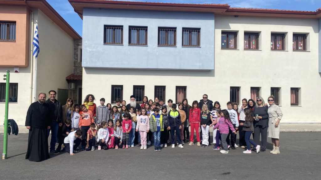Ο Μητροπολίτης Δημητριάδος στο 2ο Δημοτικό Σχολείο Μηλεών – Καλών Νερών