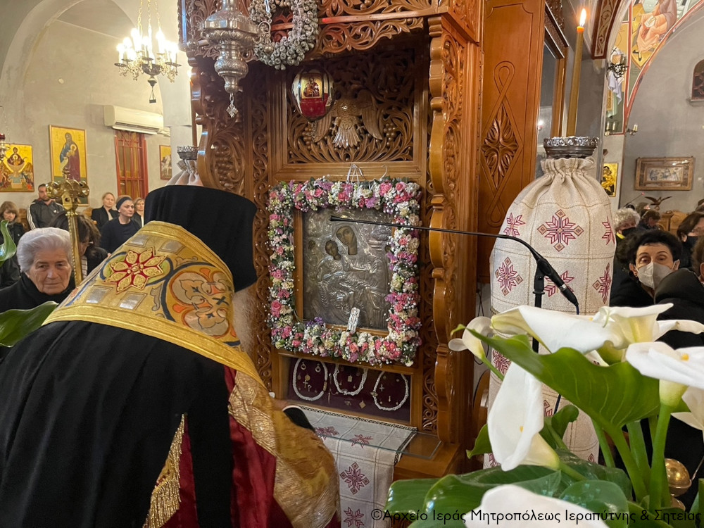 Μητροπολίτης Ιεραπύτνης: Προσευχή στην Παναγία για την εθνική τραγωδία στα Τέμπη