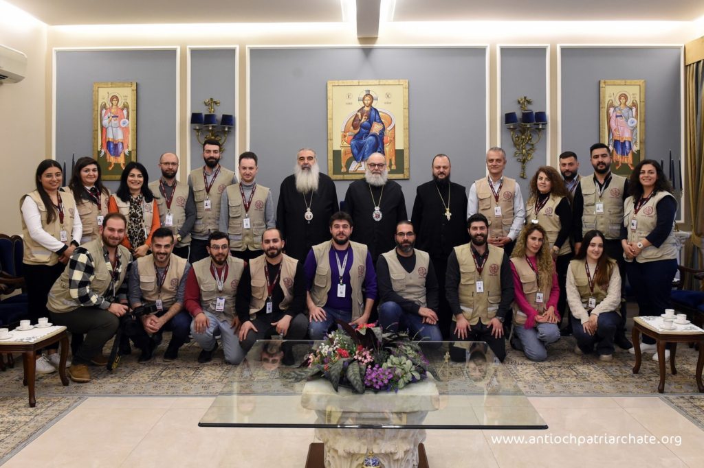 البطريرك يوحنا العاشر يلتقي فريق دائرة العلاقات المسكونية والتنمية في اللاذقية ويقول:” ثابروا وتابعوا ولا تنظروا إلى الوراء”.