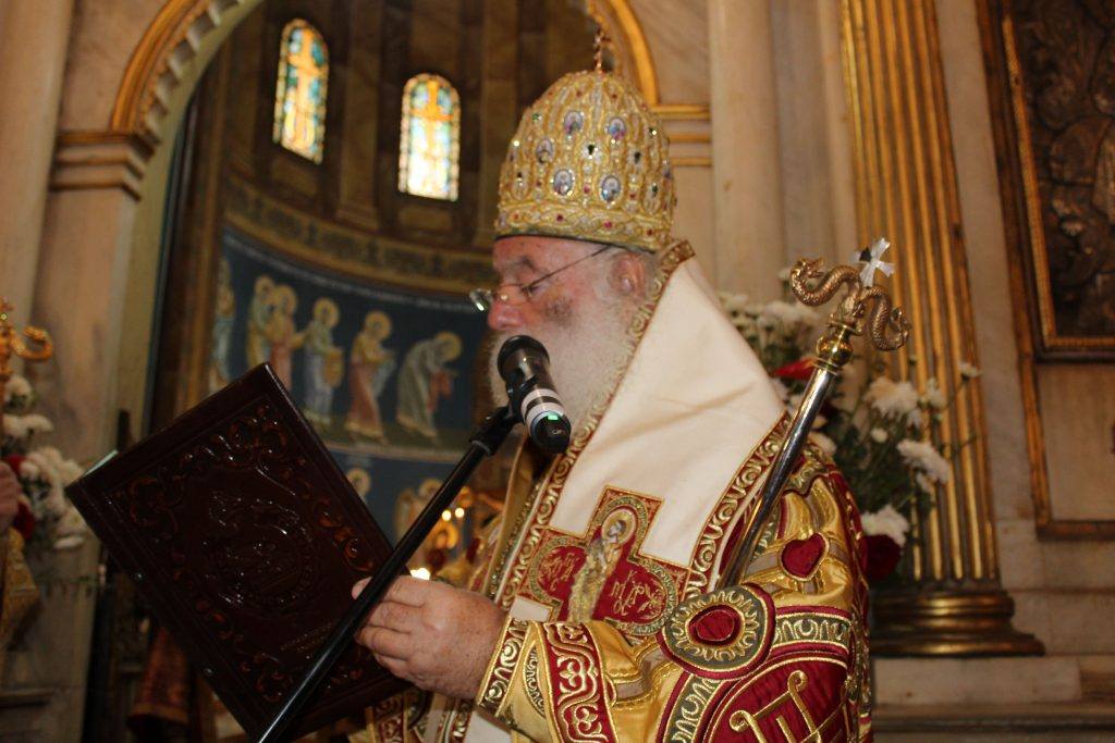 كلمة البابا البطريرك ثيودورس الثاتي بمناسبة زيارة المطران إبيفانيوس كييف إلى بطريركية الإسكندرية للاحتفال بيوم أحد الأرثوذكسية.