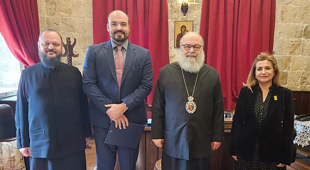 Ο Πατριάρχης Αντιοχείας υποδέχθηκε αντιπροσωπεία της Διεθνούς Ορθόδοξης Χριστιανικής Φιλανθρωπίας