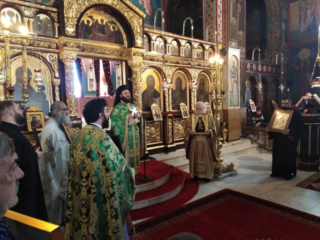 Από την εορτή της Κυριακής της Ορθοδοξίας, στον Άγιο Δημήτριο Αμπελοκήπων