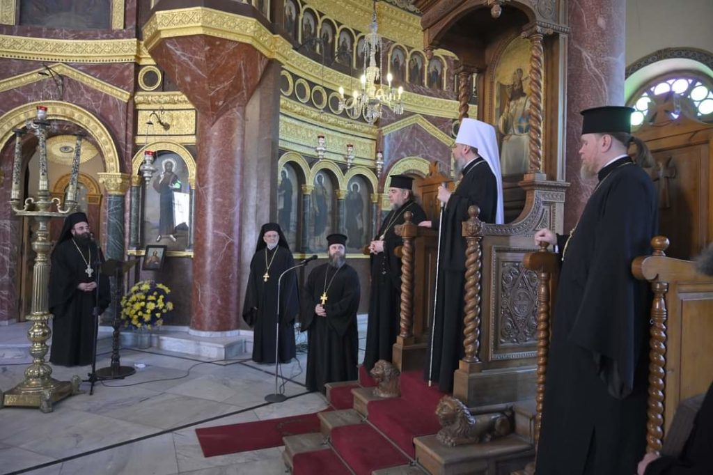 Κάιρο: Στη ροτόντα της Ανατολής, την Ι.Μ Αγίου Γεωργίου ο Κιέβου Επιφάνιος (ΦΩΤΟ)