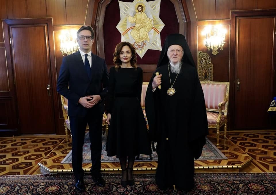 ‎صاحب القداسة يستقبل فخامة رئيس جمهورية مقدونيا الشمالية