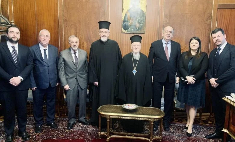 The new Board of Trustees of the Chalcedon Community visit the Ecumenical Patriarch
