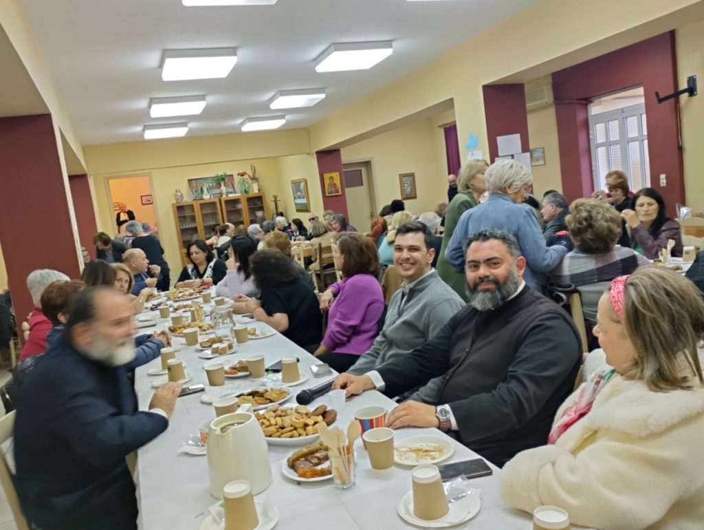 Το τσάι αγάπης στην Ενορία Αγίου Φανουρίου Κάτω Γαλατά