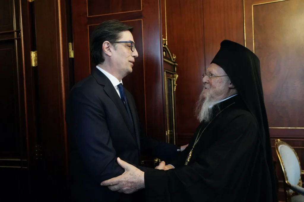Visit of the President of the Republic of North Macedonia at the Ecumenical Patriarchate