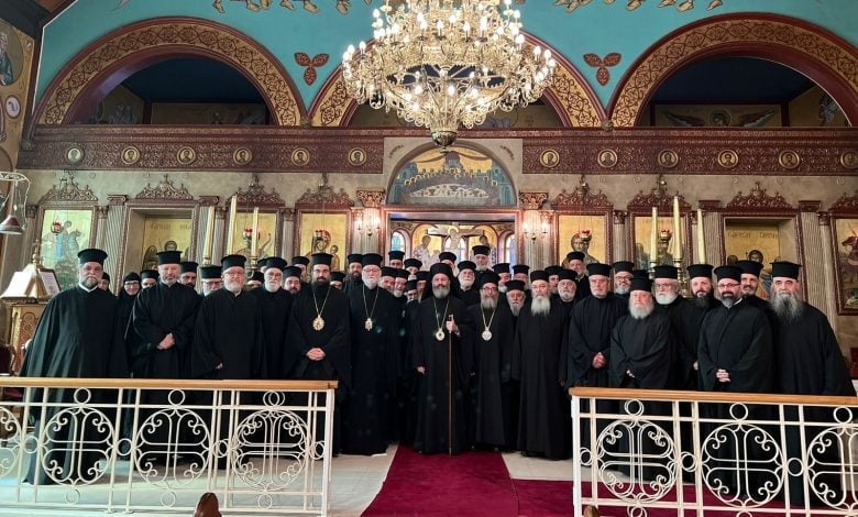 Clergy Synaxis of Melbourne and Northcote District clergy in Victoria.