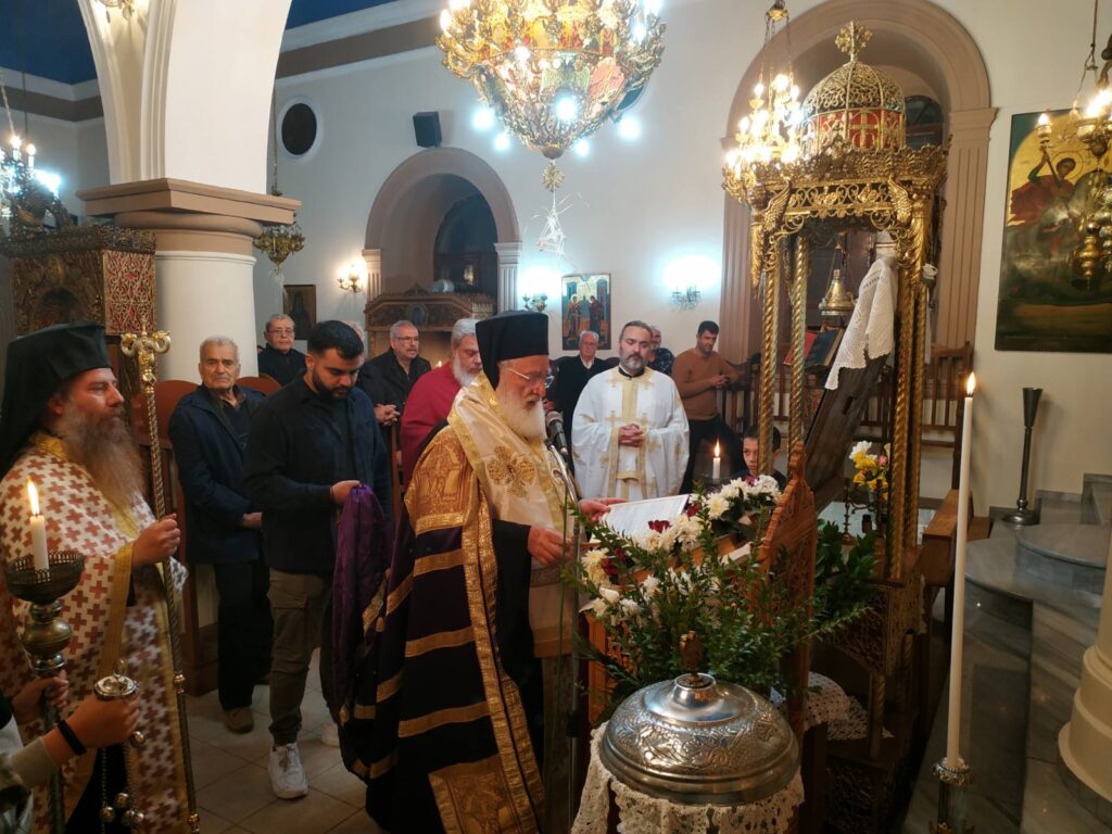 Α’ Χαιρετισμοί στην Υπεραγία Θεοτόκο στον Άγιο Βασίλειο Βιάννου