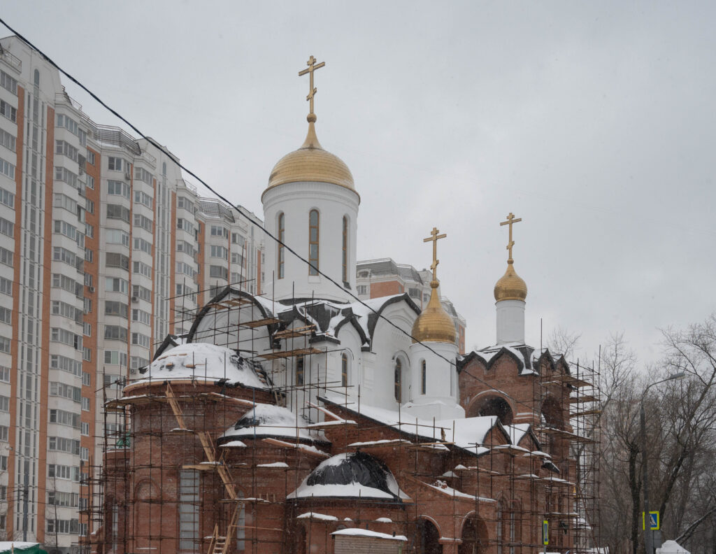 СЮЖЕТ «ТЕО-ТВ» О СТРОИТЕЛЬСТВЕ ХРАМА БЛАЖЕННОЙ КСЕНИИ В БЕСКУДНИКОВЕ (ВИДЕО)