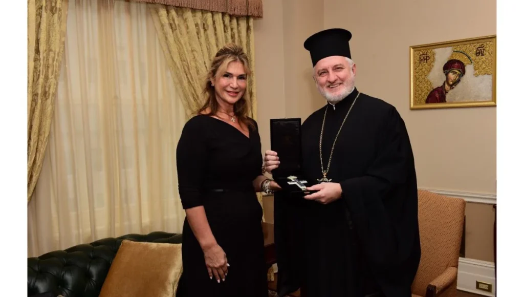 Archbishop Elpidophoros Welcomes Ambassador and General Consul of Panama