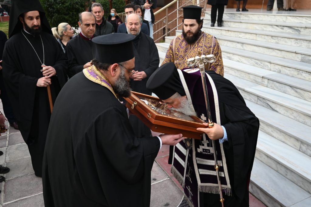 Holy Relic of St. Polycarp Translated to Cathedral of Transformation of the Savior in Kordelio
