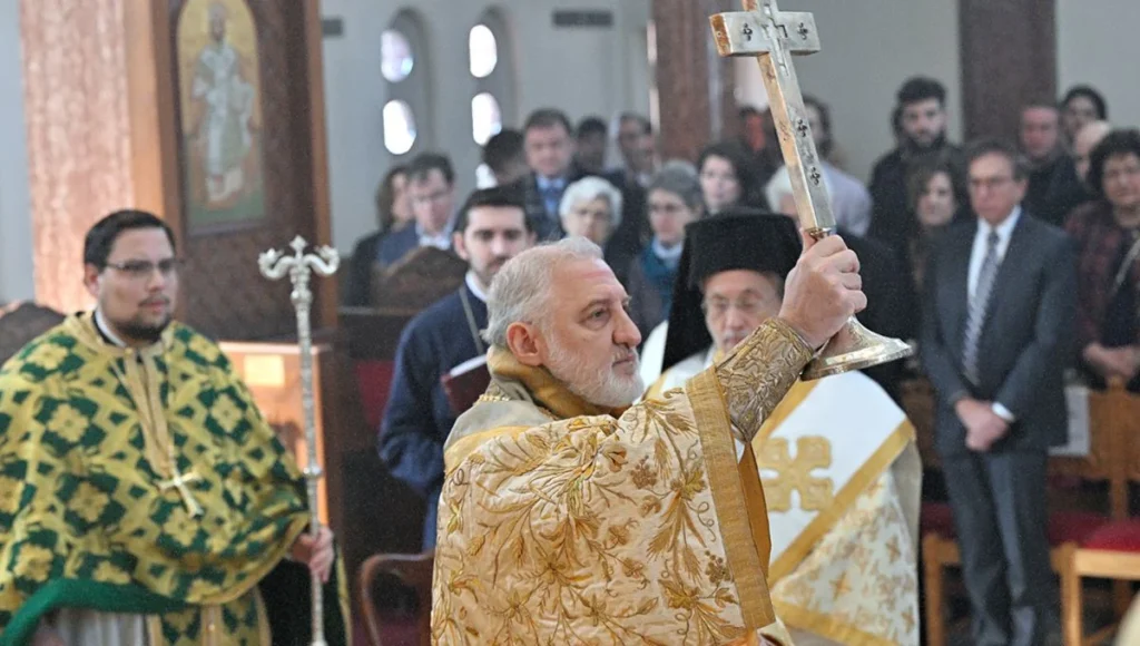 Homily by His Eminence Archbishop Elpidophoros of America At the Divine Liturgy – Veneration of the Cross