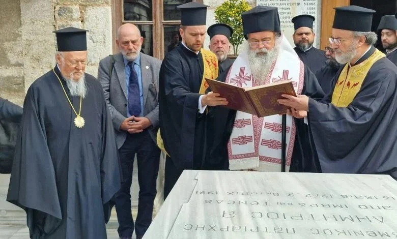 Baloukli: Trisagion at the Tombs of the Patriarchs by Archbishop Georgios of Cyprus